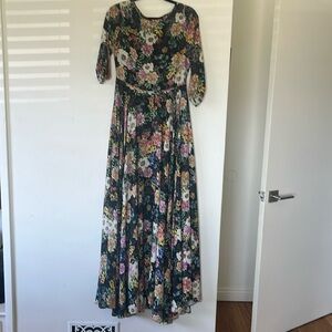 Yumi Kim Floral Printed Long Dress- Size L